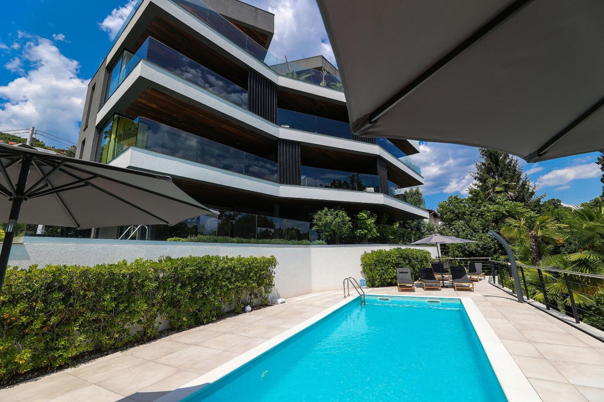 Luxury Twin Apartments Opatija Exterior photo